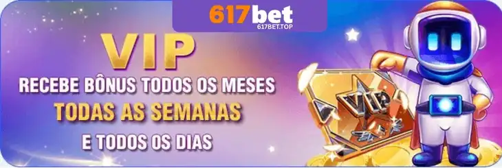 Jogador VIP recebendo bônus exclusivo no 617BET cassino