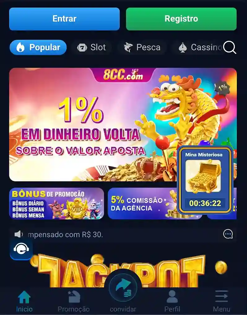 Instalação Android 617BET.